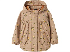 Name It transitional jacket softshell light taupe lemons